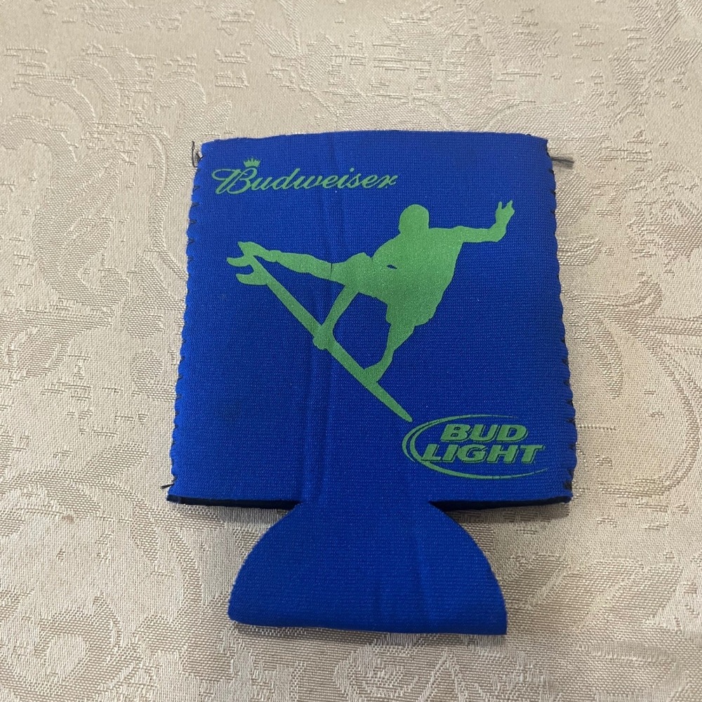 Budweiser Can Cooler Unisex OS Blue Good Get In Your Element Bud Light Koozie
